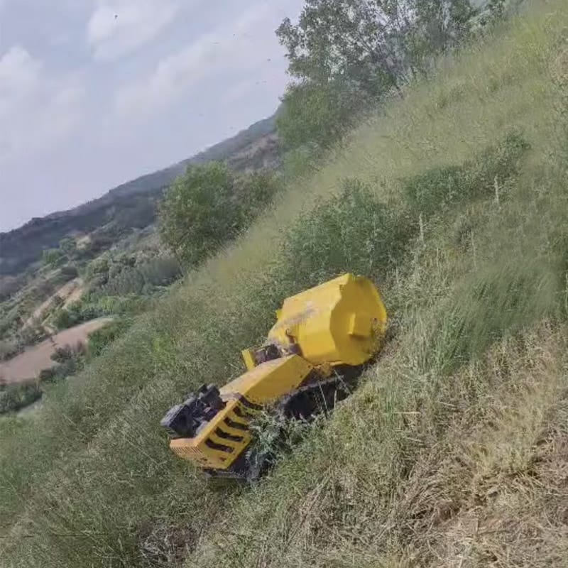 Lawn mower 11 Remote control lawn mower on steep hills
